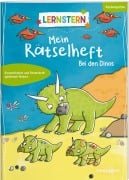 Cover-Bild zum Titel 'LERNSTERN. Mein Rätselheft Kindergarten. Bei den Dinos' von ''