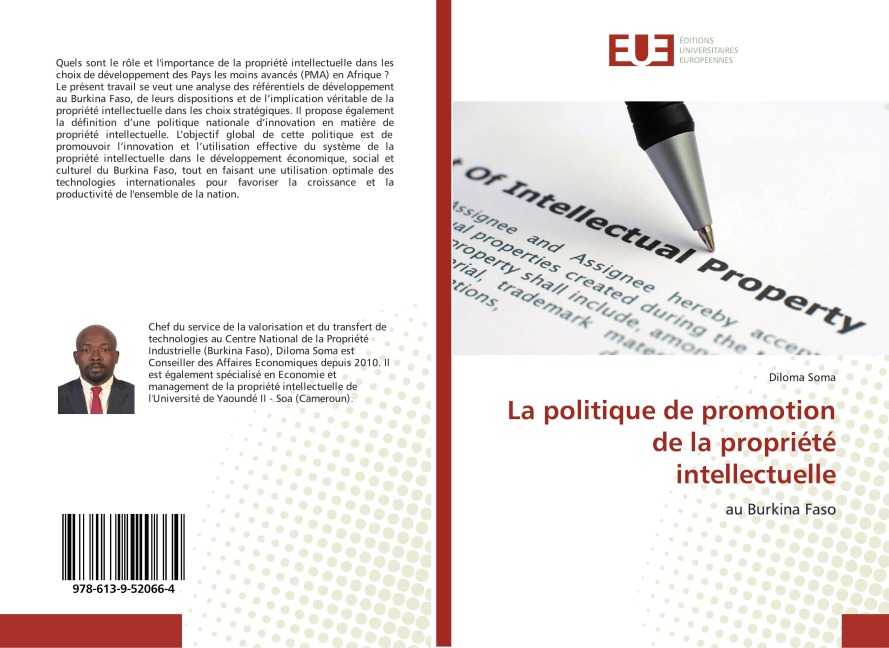 La politique de promotion de la propriété intellectuelle - Diloma Soma