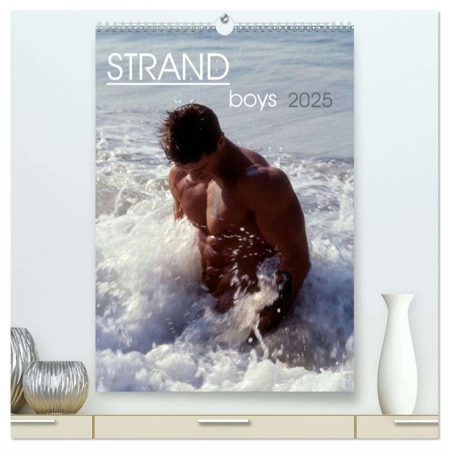 Strandboys 2025 (hochwertiger Premium Wandkalender 2025 DIN A2 hoch), Kunstdruck in Hochglanz - Malestockphoto Malestockphoto