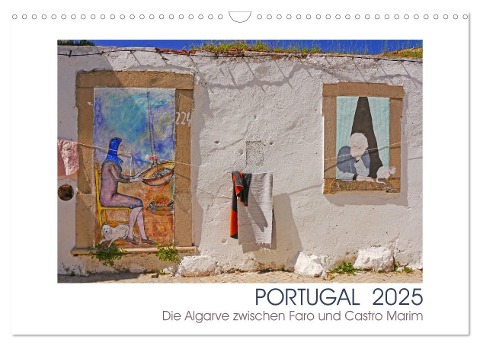 Portugal. Die Algarve zwischen Faro und Castro Marim (Wandkalender 2025 DIN A3 quer), CALVENDO Monatskalender - Lucy M. Laube