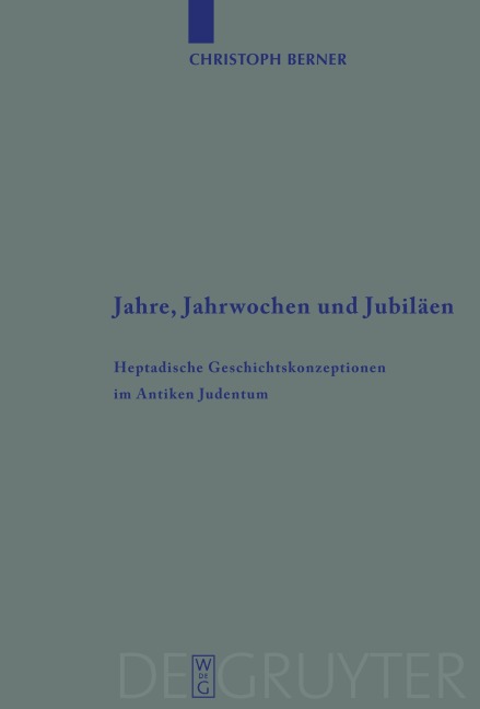 Jahre, Jahrwochen und Jubiläen - Christoph Berner