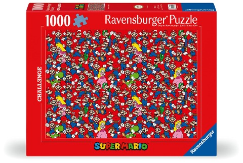 Erwachsenenpuzzle 1000 Teile - Challenge Super Mario - 