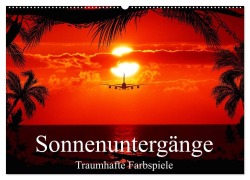 Sonnenuntergänge ¿ Traumhafte Farbspiele (Wandkalender 2025 DIN A2 quer), CALVENDO Monatskalender - Elisabeth Stanzer