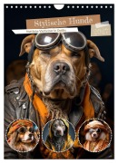 Cover-Bild zum Titel 'Stylische Hunde (Wandkalender 2027 DIN A4 hoch), CALVENDO Monatskalender' von 'Melanie Viola'
