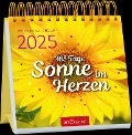 Mini-Wochenkalender 365 Tage Sonne im Herzen 2025 - 
