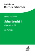 Cover-Bild zum Titel 'Schuldrecht I' von 'Dieter Medicus, Stephan Lorenz'
