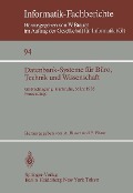 Cover-Bild zum Titel 'Datenbank-Systeme für Büro, Technik und Wissenschaft' von ''