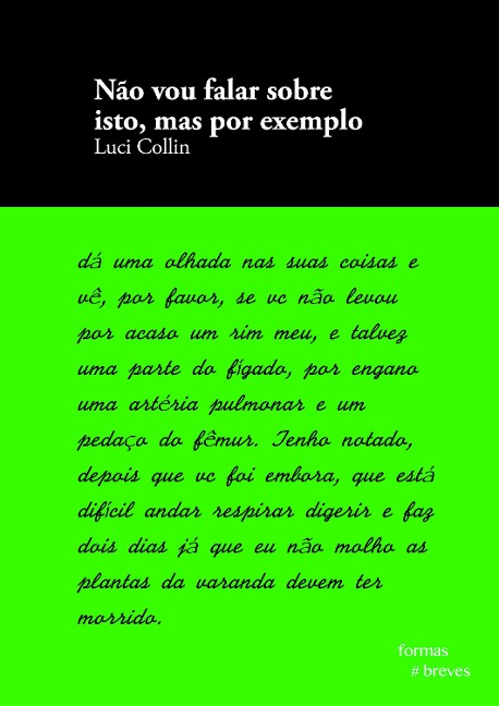 Não vou falar sobre isto, mas por exemplo - Luci Collin