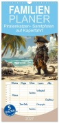 Cover-Bild zum Titel 'Familienplaner 2027 - Piratenkatzen- Samtpfoten auf Kaperfahrt mit 5 Spalten (Wandkalender, 21 x 45 cm) CALVENDO' von ''