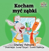 Cover-Bild zum Titel 'I Love to Brush My Teeth (Polish language)' von 'Shelley Admont, Kidkiddos Books'