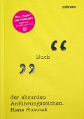 Cover-Bild zum Titel 'Das Buch der absurden Anführungszeichen' von ''