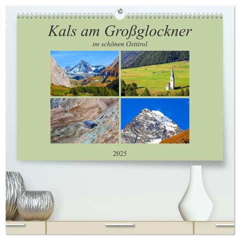 Kals am Großglockner (hochwertiger Premium Wandkalender 2025 DIN A2 quer), Kunstdruck in Hochglanz - Christa Kramer