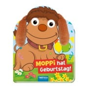 Cover-Bild zum Titel 'TRÖTSCH - Unser Sandmännchen Fühlbuch Moppi hat Geburtstag!' von ''