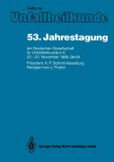 Cover-Bild zum Titel '53. Jahrestagung der Deutschen Gesellschaft für Unfallheilkunde e.V.' von ''