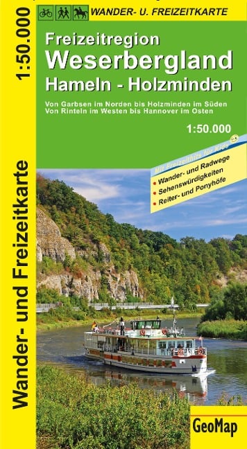 Weserbergland 1:50.000 Wander- und Freizeitkarte