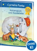 Cover-Bild zum Titel 'Katzenglück und Hundeliebe' von 'Cornelia Funke'