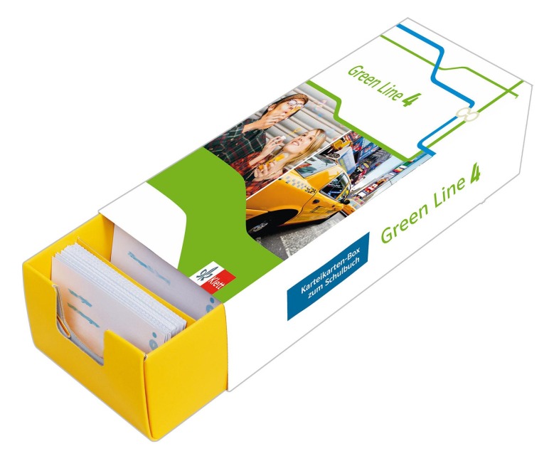 Vokabel-Lernbox zum Schulbuch. Green Line 4. G8. Klasse 8 - 