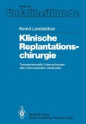 Cover-Bild zum Titel 'Klinische Replantationschirurgie' von 'B. Landsleitner'