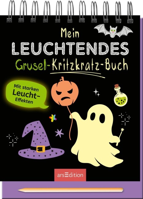 Mein leuchtendes Grusel-Kritzkratz-Buch - 
