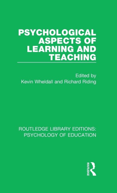 Psychological Aspects of Learning and Teaching - 