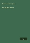 Cover-Bild zum Titel 'Die Pilatus-Acten' von 'Richard Adelbert Lipsius'