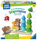 Ravensburger ministeps 4580 Butz' bärenstarkes Stapelspiel, Stapelbrett aus Holz mit Türmchen von 1-5 Teilen, Baby-Spielzeug ab 1 Jahr - 