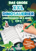 Cover-Bild zum Titel 'Das große XXL Dinosaurier Vorschulbuch ab 5 Jahre' von 'Inspirations Lounge'