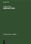 Cover-Bild zum Titel 'Deduktion' von 'Wolfgang Bibel'