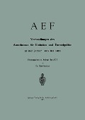 Cover-Bild zum Titel 'AEF Verhandlungen des Ausschusses für Einheiten und Formelgrößen in den Jahren 1907 bis 1914' von 'Karl Strecker'