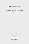 Cover-Bild zum Titel 'Exegetische Studien' von 'Otfried Hofius'