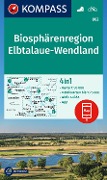 KOMPASS Wanderkarte 862 Biosphärenregion Elbtalaue-Wendland 1:50.000 - 