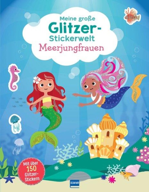 Meine große Glitzer-Stickerwelt - Meerjungfrauen - 