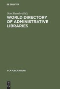 Cover-Bild zum Titel 'World directory of administrative libraries' von ''