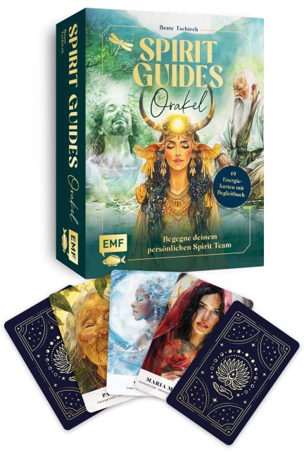 Orakel-Kartenset: Spirit Guides | 49 Energiekarten mit Begleitbuch - Beate Tschirch