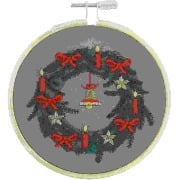 Cover-Bild zum Titel 'Stickpackung Vorgezeichnet,Weihnachtskranz' von ''