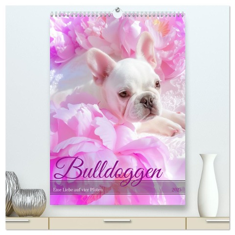 Bulldoggen (hochwertiger Premium Wandkalender 2025 DIN A2 hoch), Kunstdruck in Hochglanz - Steffen Gierok-Latniak