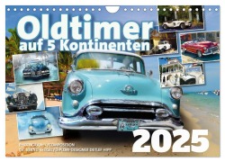 Oldtimer auf 5 Kontinenten (Wandkalender 2025 DIN A4 quer), CALVENDO Monatskalender - Dipl. -Designer Detlef Hipp Bernd Kregel