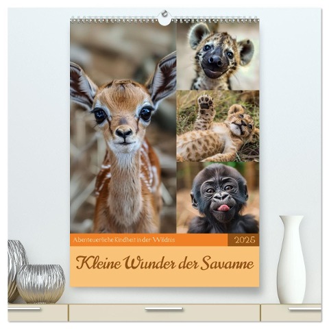 Kleine Wunder der Savanne (hochwertiger Premium Wandkalender 2025 DIN A2 hoch), Kunstdruck in Hochglanz - Steffen Gierok-Latniak