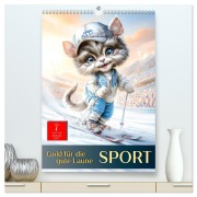 Cover-Bild zum Titel 'Sport, Gold für die gute Laune (hochwertiger Premium Wandkalender 2027 DIN A2 hoch), Kunstdruck in Hochglanz' von 'Roder'