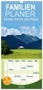 Cover-Bild zum Titel 'Familienplaner 2026 - Erlebe mit mir das Allgäu mit 5 Spalten (Wandkalender, 21 x 45 cm) CALVENDO' von 'Nadine Büscher'