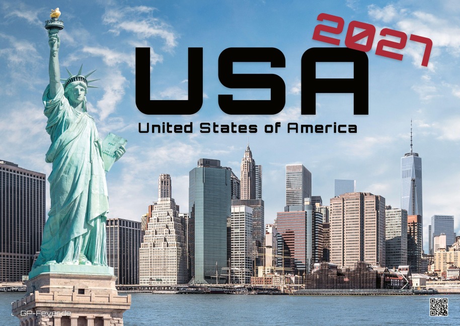 USA - eine Reise durch die Vereinigten Staaten - dem Land der unbegrenzten Möglichkeiten - 2027 - Kalender DIN A2 - 