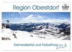 Cover-Bild zum Titel 'Region Oberstdorf - Kleinwalsertal und Nebelhorn (Wandkalender 2026 DIN A2 quer), CALVENDO Monatskalender' von 'Horst Eisele'