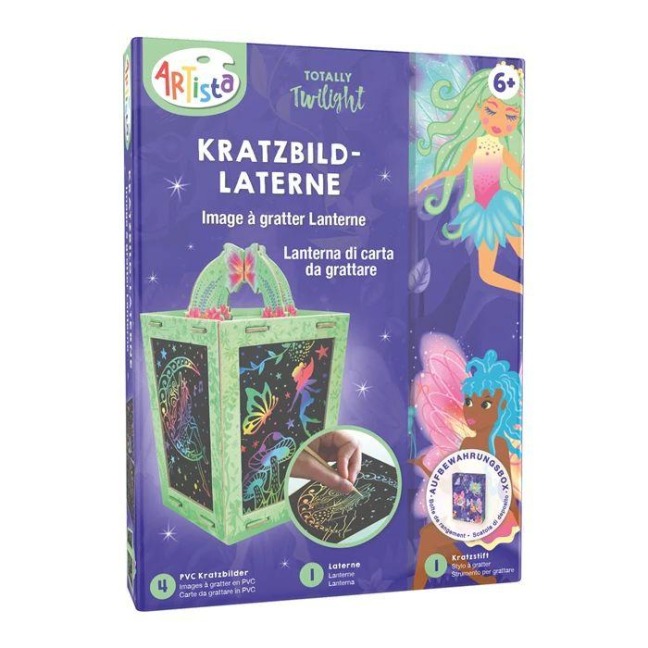 Artista - Kratzbildlaterne Fee - 