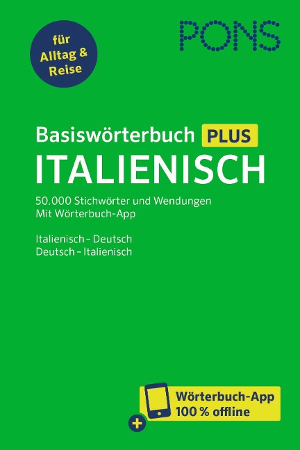 PONS Basiswörterbuch Plus Italienisch - 