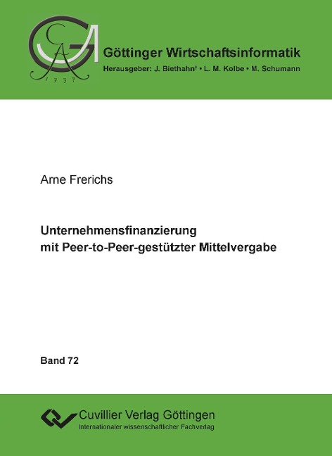 Unternehmensfinanzierung mit Peer-to-Peer-gestützter Mittelvergabe - Arne Frerichs