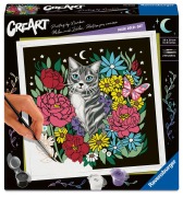 Cover-Bild zum Titel 'CreArt, Malen nach Zahlen Adults Trend - Pixie Cold: Katze' von ''