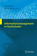 Cover-Bild zum Titel 'Informationsmanagement in Hochschulen' von ''