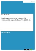 Cover-Bild zum Titel 'Rechtsextremismus im Internet. Die Gefahren für Jugendliche auf Social Media' von 'Lea Rönfeldt'