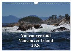 Cover-Bild zum Titel 'Vancouver und Vancouver Island 2026 (Wandkalender 2026 DIN A4 quer), CALVENDO Monatskalender' von 'Ingrid Franz'