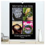 Cover-Bild zum Titel 'Momente aus Glas - Glaskugelfotografie (hochwertiger Premium Wandkalender 2026 DIN A2 hoch), Kunstdruck in Hochglanz' von 'Mirko Weigt (c) Hamburg'